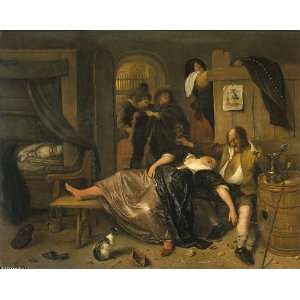  FRAMED oil paintings   Jan Steen   24 x 20 inches   The 