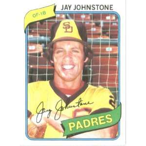  1980 Topps # 31 Jay Johnstone San Diego Padres Baseball 