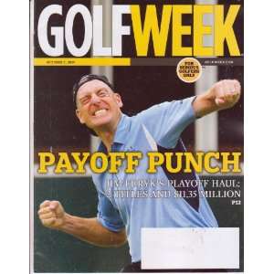  GOLFWEEK Magazine (Oct 1. 2010) JIM FURYKS Playoff Haul 