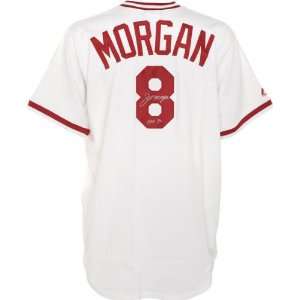 Joe Morgan Autographed Jersey  Details Cincinnati Reds, Throwback 