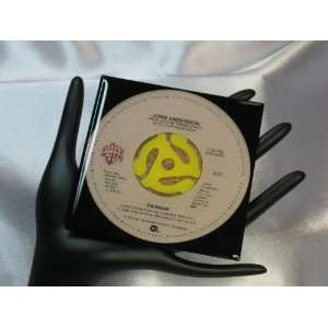 John Anderson 45 rpm Record Drink Coaster   Swingin