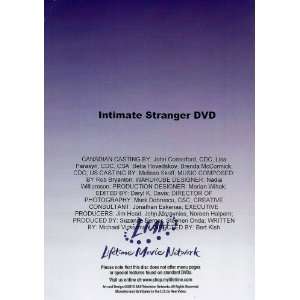  Intimate Stranger DVD 