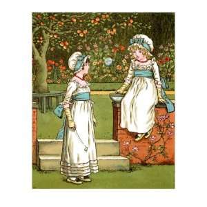  Bubbles by Kate Greenaway Premium Giclee Poster Print 