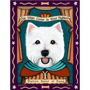  Retro Pets   West Highland White Terrier   Patron Saint of 
