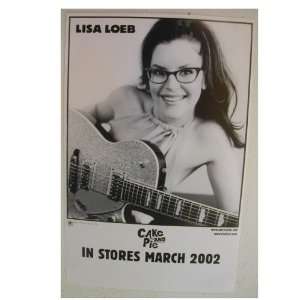  Lisa Loeb Promo Poster Cake & Pie Sexy Tube Top & Glasses 