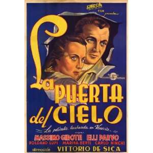 The Gate of Heaven (1945) 27 x 40 Movie Poster Spanish Style A  