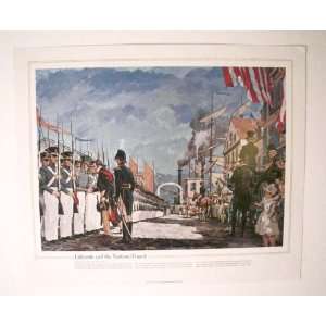  Lafayette and the National Guard Print 