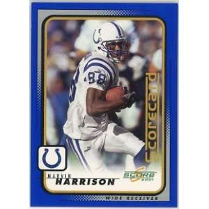 Marvin Harrison Indianapolis Colts 2001 Score Scorecard #87 Football 