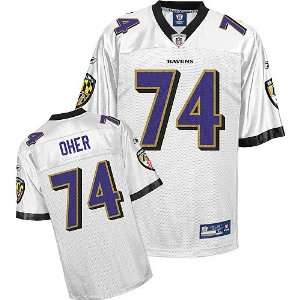  Baltimore Ravens Michael Oher White Replica Football 