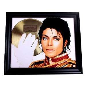  Michael Jackson Thriller White Glove Gold Record Award non 
