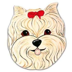 Rescue Me Now Yorkshire Terrier Ceramic Plate Everything 