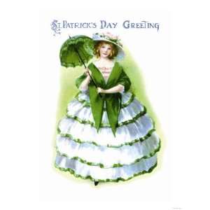  St. Patricks Day Greeting Holidays Giclee Poster Print 