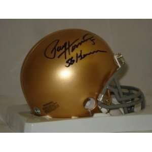 Paul Hornung Signed Mini Helmet   Notre Dame   Autographed NFL Mini 