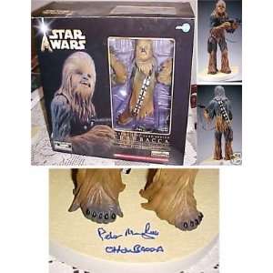  Chewbacca Peter Mayhew Signed Artfx 16 Snap Fit Figure 