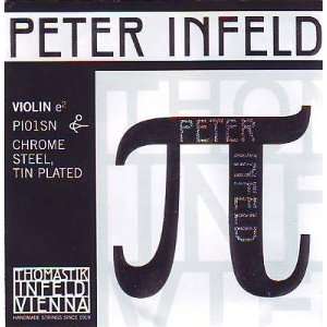   Violin Peter Infeld Tin Plated Chrome Steel E, PI01SN 