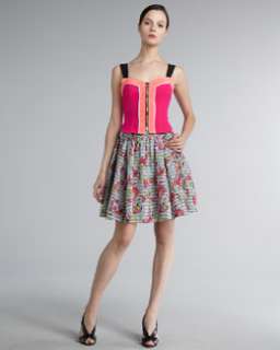 Oonagh by Nanette Lepore Pierce Zip Front Colorblock Bustier & Riley 