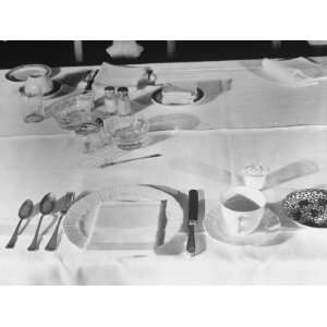  Place Setting of Supreme Court Justice Pierce Butler in 