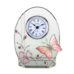  Impressions by Juliana Pink Butterfly Decorative Clock 