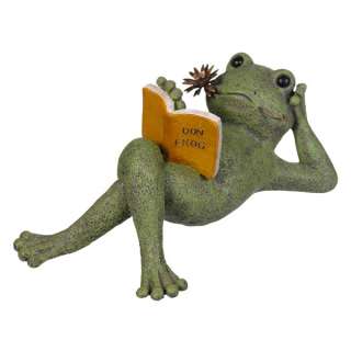 Frog Reading A Book Figurine From Grasslands 803422378319  