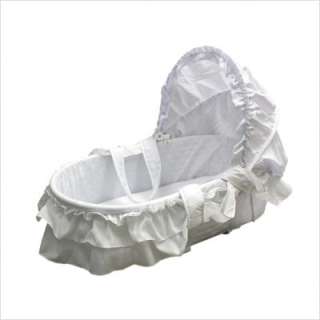 Dream On Me 2 in 1 Bassinet to Cradle in White 439W 832631001947 