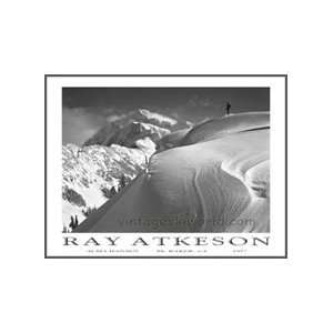    Alma Hansen and Mt. Baker, Ray Atkeson Poster