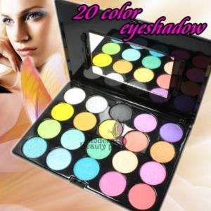 Hot 20 Color Shimmer Eyeshadow Palette Makeup Cosmetic  