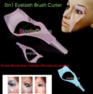 in 1 Mascara Eyelash Brush Curler Lash Comb Cosmetic  