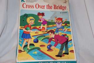 Vintage Cross Over the Bridge board game  1970  