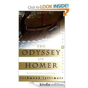 The Odyssey of Homer Richmond Lattimore, Richmond Lattimore  