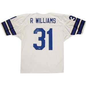 Roy Williams Autographed Ball   Jersey