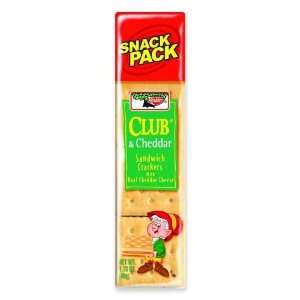  Club/Cheddar Crackers, 1.8 oz, 8 Crackers/PK, 12/BX Qty12 