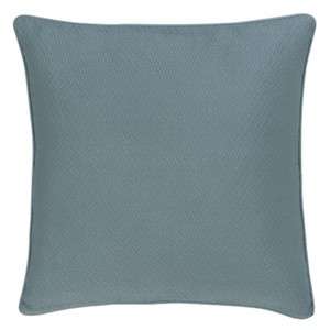 FIELDCREST LUXURY MATELASSE EURO SHAM   BLUE  