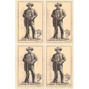 Sam Houston Set of 4 x 5 Cent US Postage Stamps NEW Scot 1242
