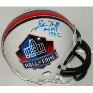 Sam Huff Signed Mini Helmet   HOF 82 HOF JSA   Autographed NFL Mini 