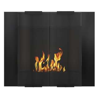 Decoflame City Bio Ethanol Fireplace   Black  