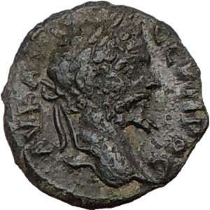 SEPTIMIUS SEVERUS 193AD Ancient Roman Coin Thanatos Daemon of Death