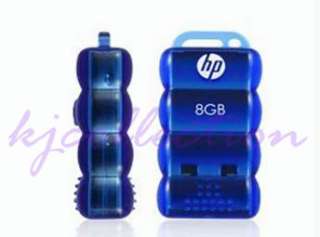 HP 8GB 8G USB Flash Pen Drive Mini Nano Tiny Disk BLUE v112b  