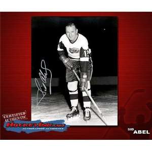  Sid Abel Detroit Red Wings Autographed/Hand Signed 8 x 10 
