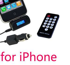 Car Charger+FM Radio Adapter Transmitter for IPOD Touch  