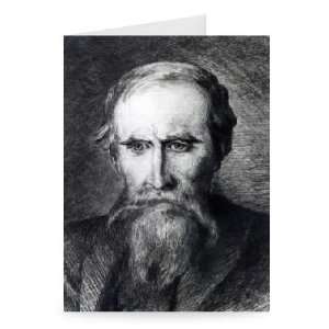 Sir Leslie Stephen, 1889 (etching) by Anna   Greeting Card (Pack of 