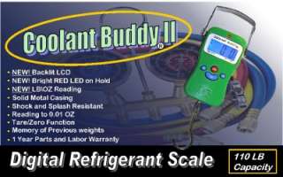 HVAC Freon Refrigerant Scale COOLANT BUDDY 110lb  