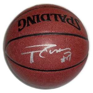 Tim Duncan San Antonio Spurs Autographed Signed Basketball