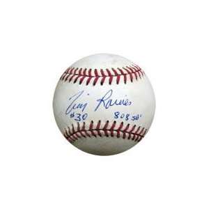 Tim Raines Autographed 808 SB Game Used Baseball
