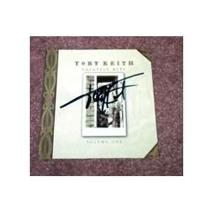 TOBY KEITH autographed SIGNED Cd Cover 