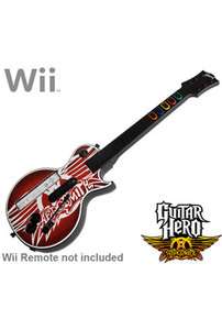   Les Paul Guitar Hero Nintendo WII wireless controller game pad  