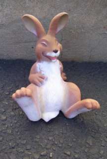 Laughing Rabbit Bunny Animal Garden Statue Lawn Decor 027452031222 