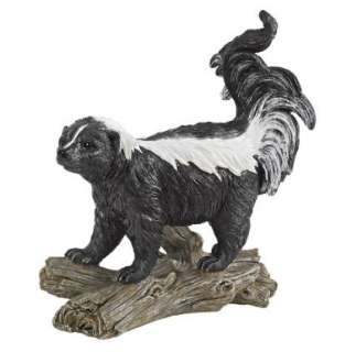 Skunk Garden Sculpture Forest Creature Statue  