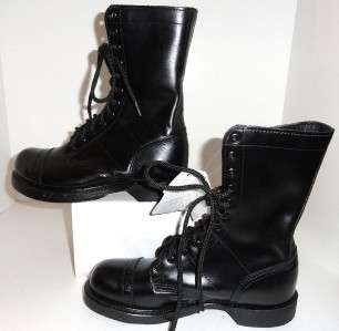 Double H Mens Black Military Work Combat Boot Size 7E  