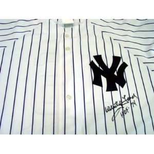 Whitey Ford Autographed Authentic New York Yankees Home Jersey