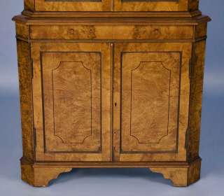 Antique Style Walnut Corner Cabinet Cupboard Shelf  